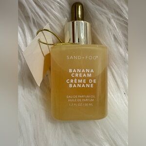 NWT Sand + Fog EDP Fragrance Oil in Banana Cream - 50 mls